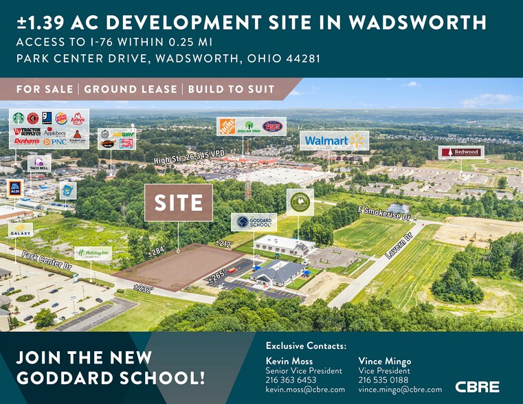 Park Center Dr, Wadsworth, OH à vendre - Photo principale – Image 1 sur 3