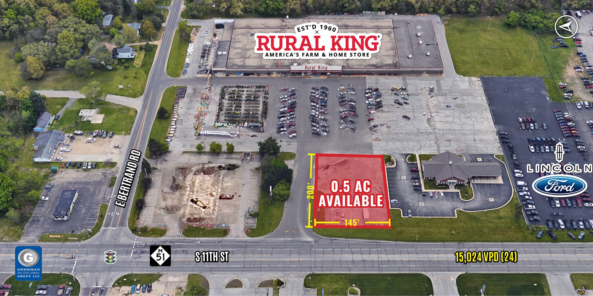 2721 11th Street, Niles, MI à vendre Aérien– Image 1 sur 3