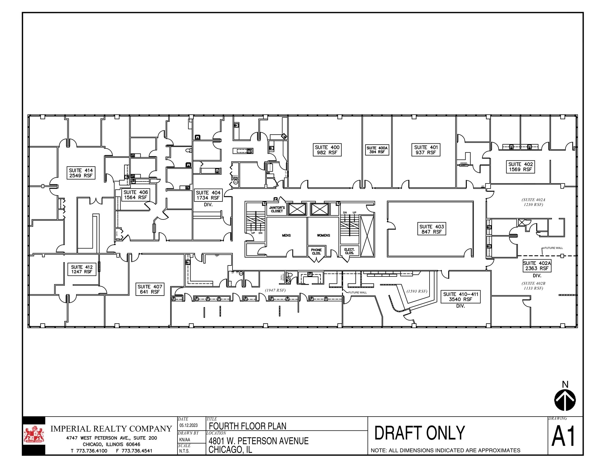 4801 W Peterson Ave, Chicago, IL à louer Plan de site– Image 1 sur 1