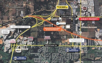 207 W Apple Blossom Ave, Lowell, AR - VUE AÉRIENNE  vue de carte