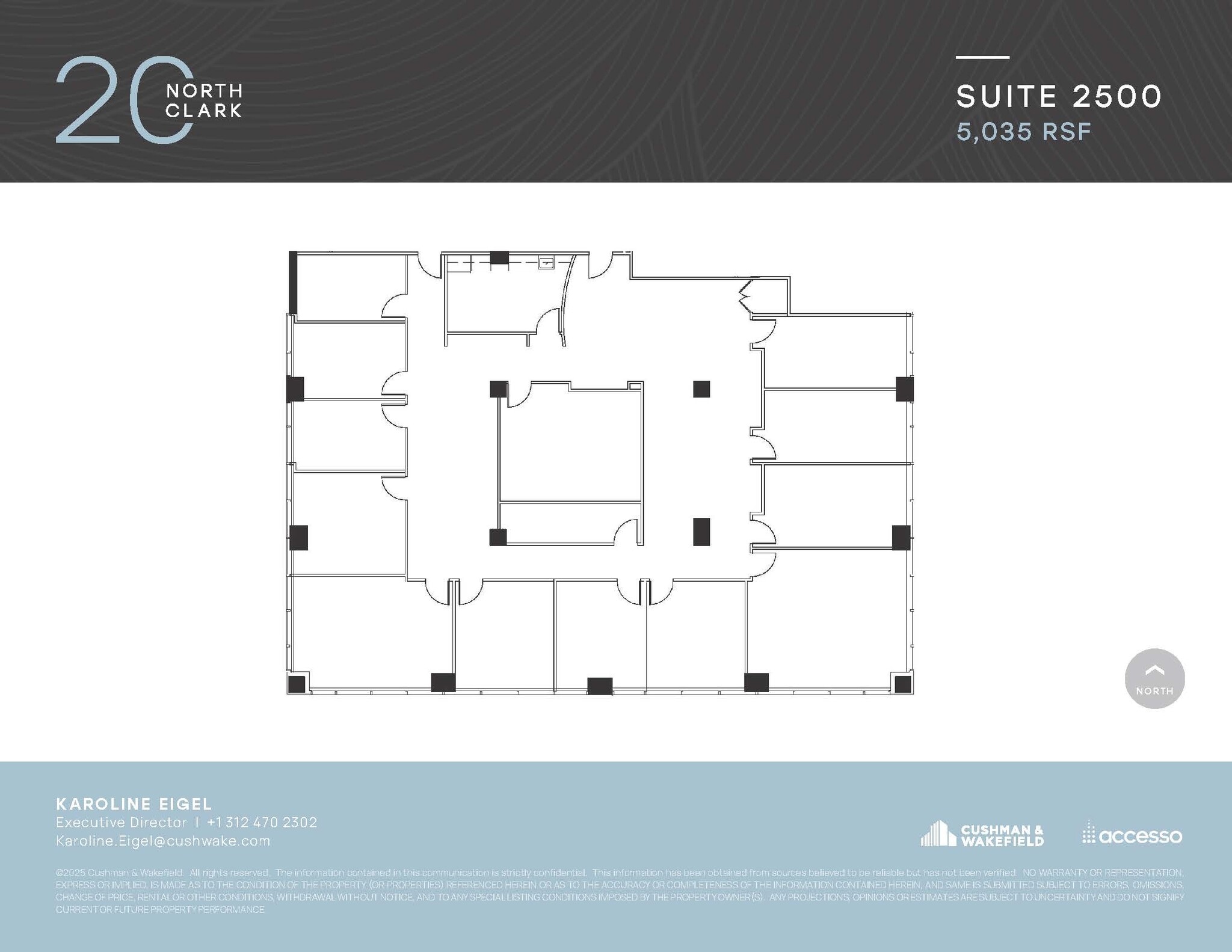 20 N Clark St, Chicago, IL à louer Plan d’étage– Image 1 sur 1