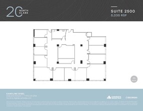 20 N Clark St, Chicago, IL à louer Plan d’étage– Image 1 sur 1