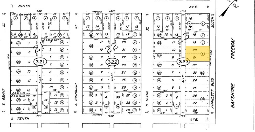 936-938 S Amphlett Blvd, San Mateo, CA à louer - Plan cadastral – Image 2 sur 35