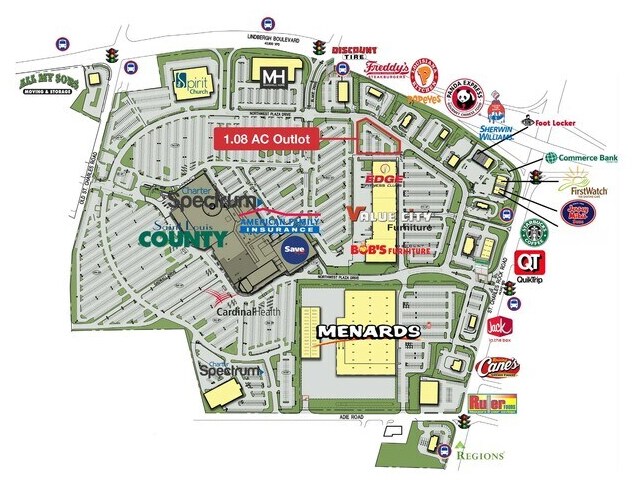 The Crossings at Northwest Rd, Saint Ann, MO à vendre Plan de site– Image 1 sur 5