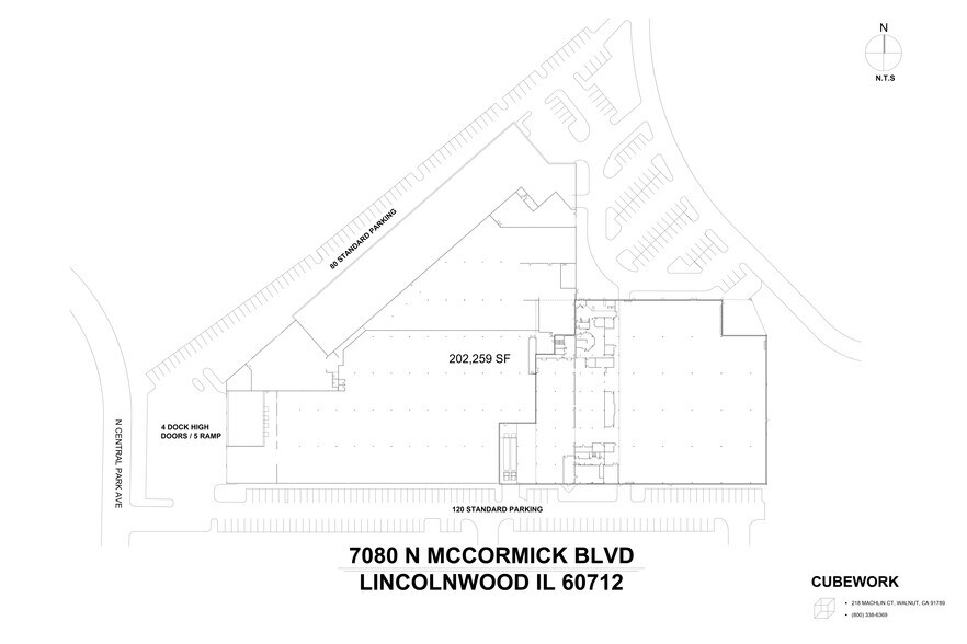 7080 N Mccormick Blvd, Lincolnwood, IL à louer - Plan de site – Image 1 sur 28