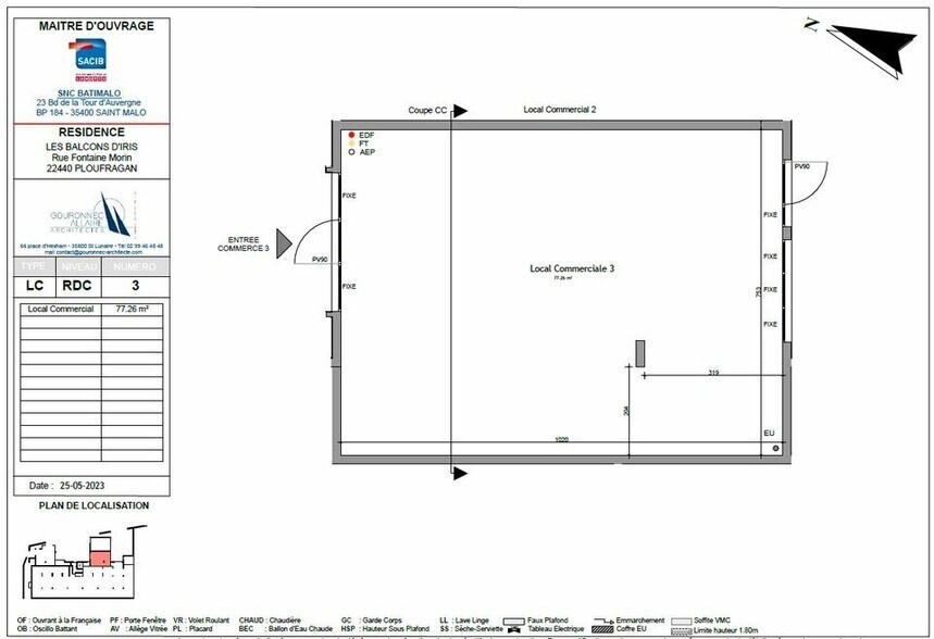 Local commercial dans Ploufragan à vendre - Plan d’étage – Image 3 sur 3
