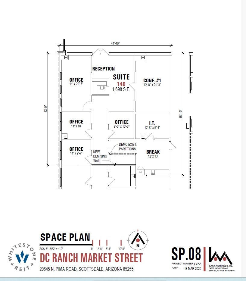 20551-20789 N Pima Rd, Scottsdale, AZ à louer Plan d’étage– Image 1 sur 8