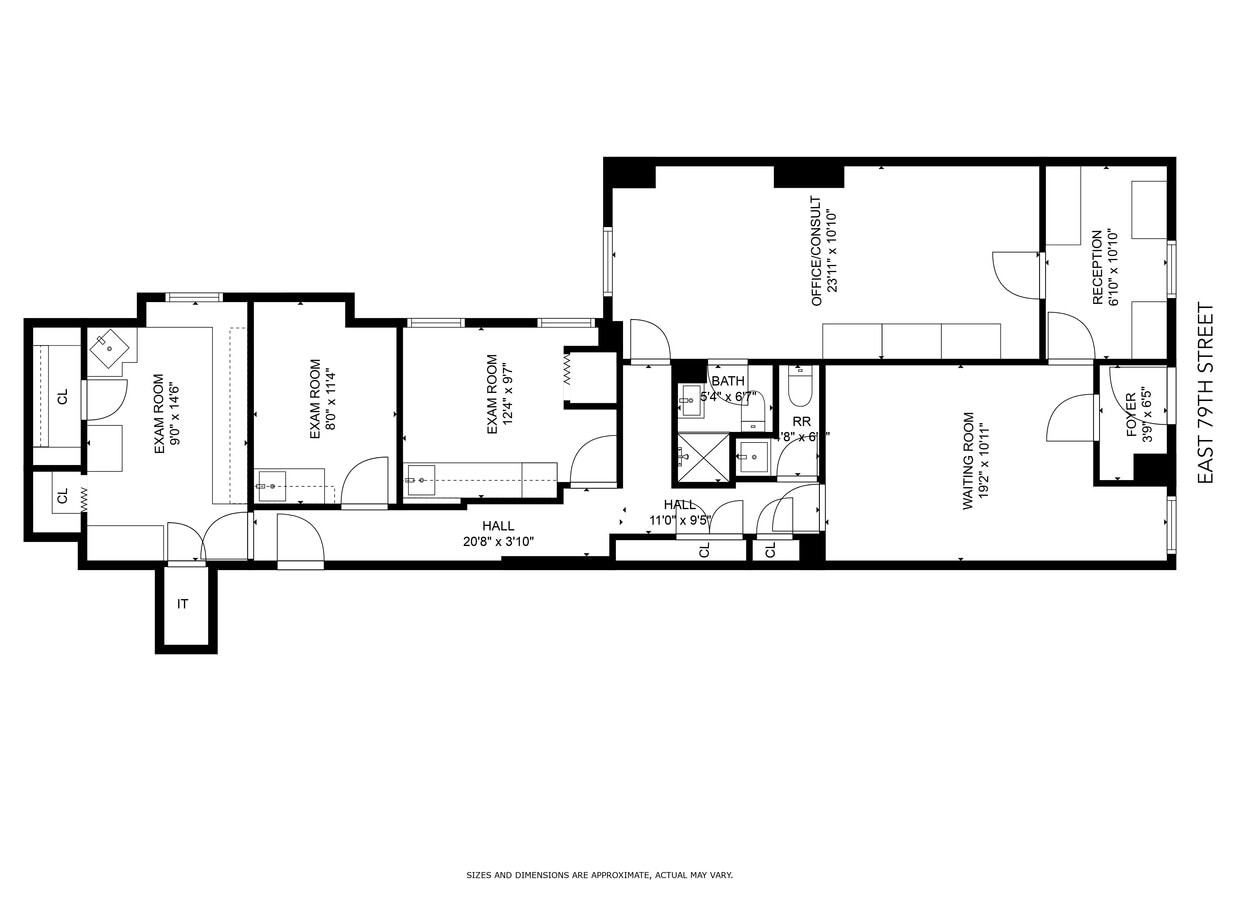 23 E 79th St, New York, NY 10075 - Lot GF -  - Plan d’étage - Image 1 of 7