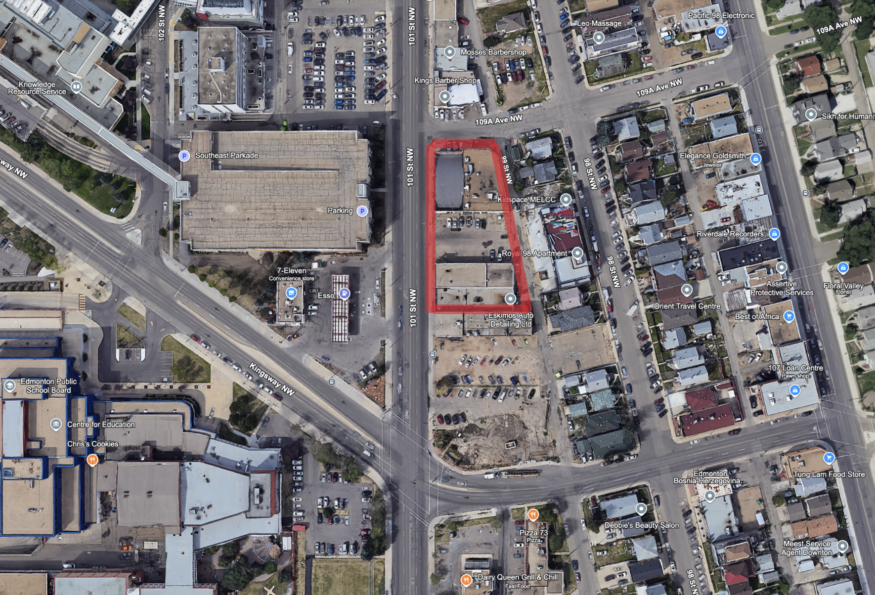 Downtown Edmonton land portefeuille de 2 biens à vendre sur LoopNet.fr Photo de l’immeuble– Image 1 sur 3