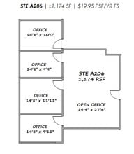 459 N Gilbert Rd, Gilbert, AZ à louer Plan d’étage– Image 1 sur 1