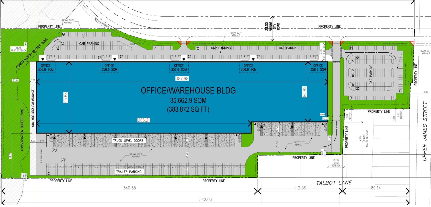 2240 Hwy 6, Hamilton, ON à louer Plan de site– Image 1 sur 1