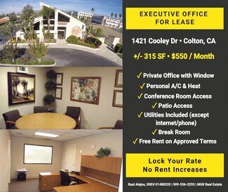 Plus de détails pour 1421 E Cooley Dr, Colton, CA - Bureau à louer