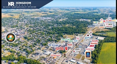 120 S Memorial Dr, New Castle, IN - VUE AÉRIENNE  vue de carte