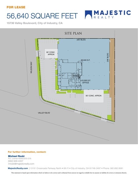 15736 E Valley Blvd, City Of Industry, CA à louer - Plan de site – Image 2 sur 2