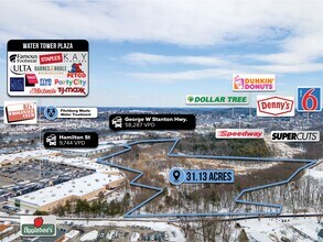 100 Water Tower Pl, Leominster, MA - Vue aérienne  vue de carte - Image1