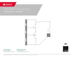 980 N Michigan Ave, Chicago, IL à louer Plan d’étage– Image 1 sur 1