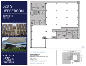 328 S Jefferson St, Chicago, IL à louer Plan d’étage– Image 1 sur 7