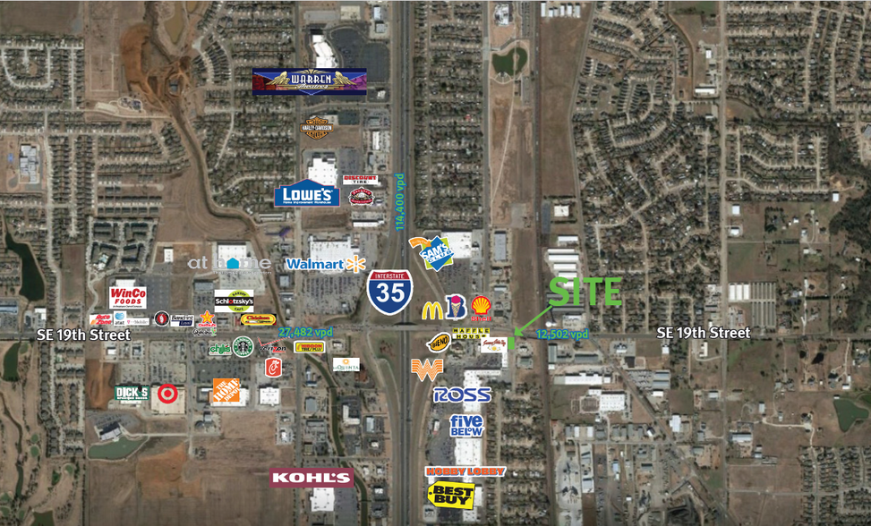 120 SE 19th St, Moore, OK à louer - Aérien – Image 1 sur 1