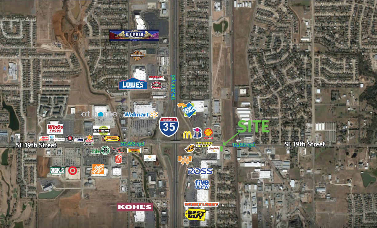 120 SE 19th St, Moore, OK à louer Aérien– Image 1 sur 2