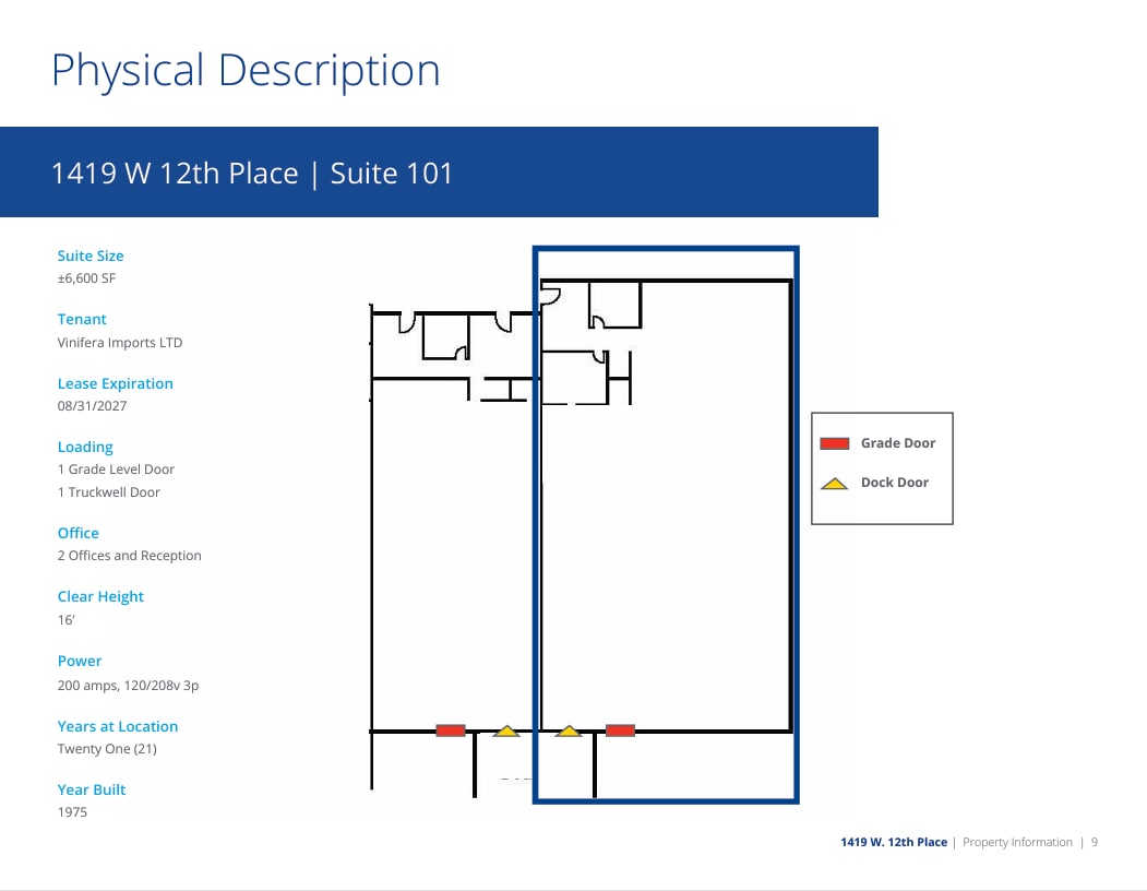 1419 W 12th Pl, Tempe, AZ 85281 - Lot 101/ 102 -  - Plan d’étage - Image 1 of 2