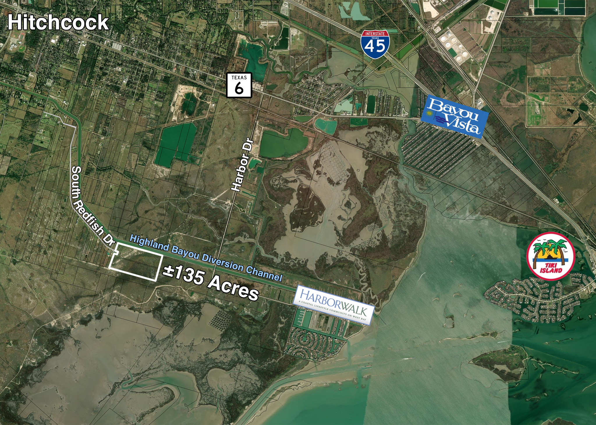 0 South Redfish dr, Hitchcock, TX à vendre Photo principale– Image 1 sur 22