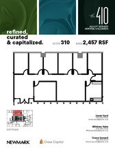 410 17th St, Denver, CO à louer Plan d’étage– Image 1 sur 1