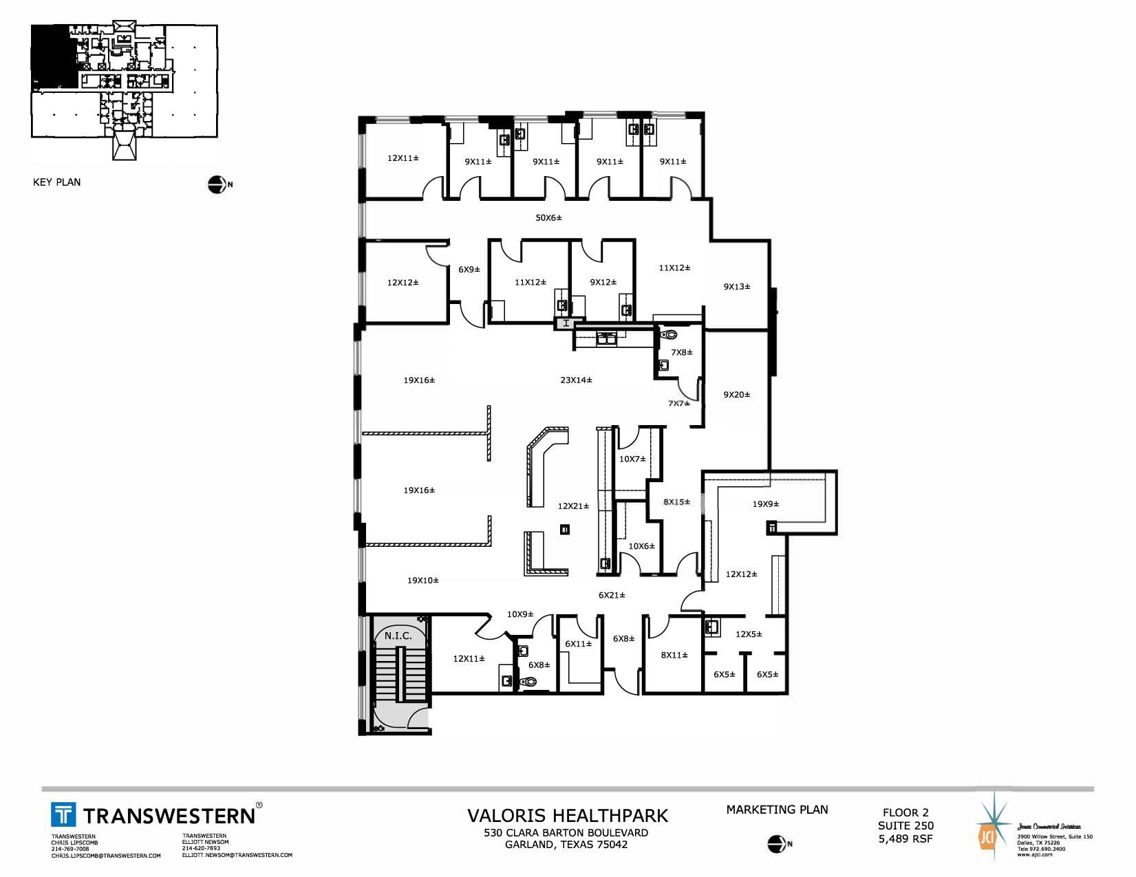 530 Clara Barton Blvd, Garland, TX à louer Plan d’étage– Image 1 sur 1