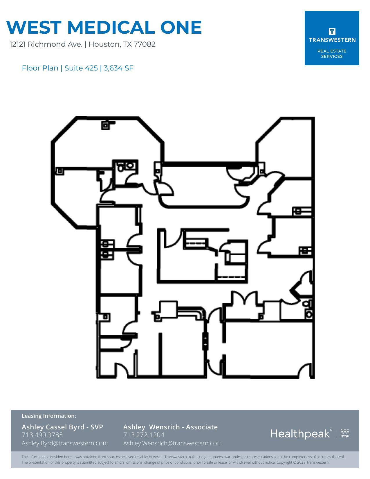 12121 Richmond Ave, Houston, TX à louer Plan d’étage– Image 1 sur 1