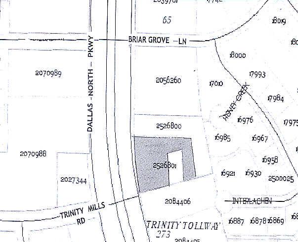 17604 N Dallas Pky, Dallas, TX à louer - Plan cadastral – Image 3 sur 3