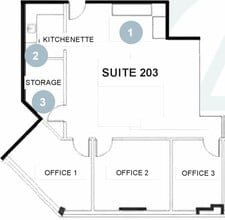 40 W Cochran St, Simi Valley, CA à louer Plan d’étage– Image 1 sur 5
