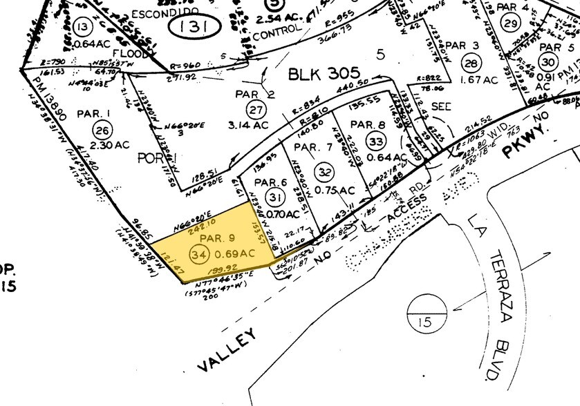 1142-1146 W Valley Pky, Escondido, CA à louer - Plan cadastral – Image 2 sur 7