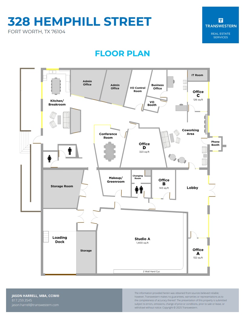 328 Hemphill St, Fort Worth, TX à louer Plan d’étage– Image 1 sur 1