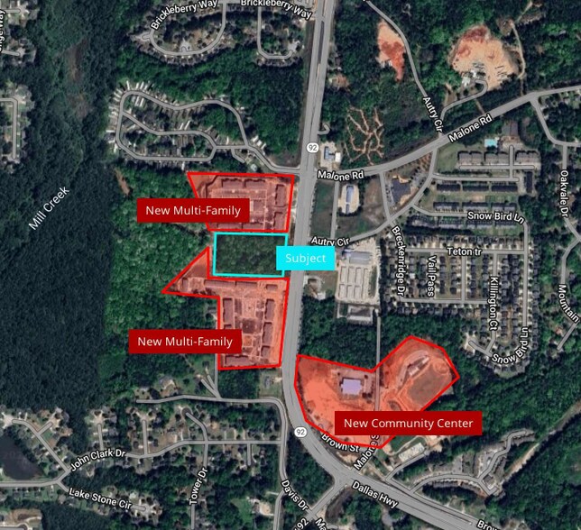 0 Highway 92, Douglasville, GA à vendre - Aérien – Image 2 sur 6