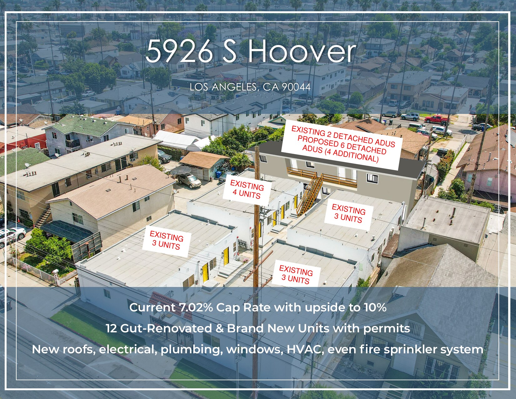 5926 S Hoover St, Los Angeles, CA à vendre Photo de l’immeuble– Image 1 sur 27