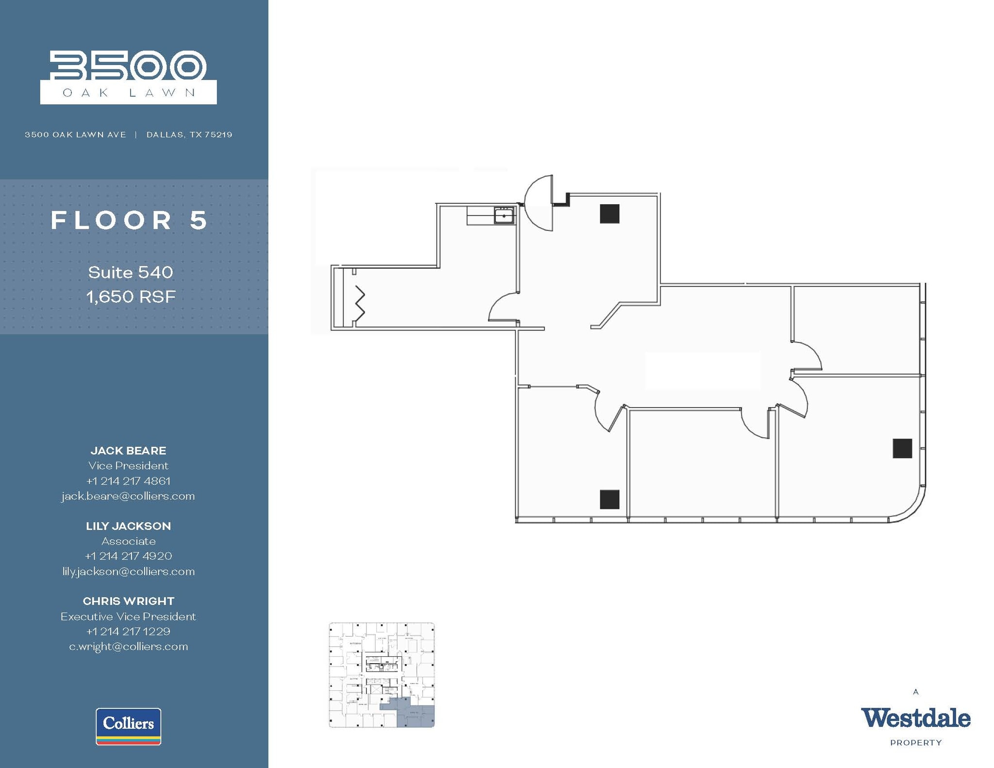 3500 Oak Lawn Ave, Dallas, TX à louer Photo intérieure– Image 1 sur 1