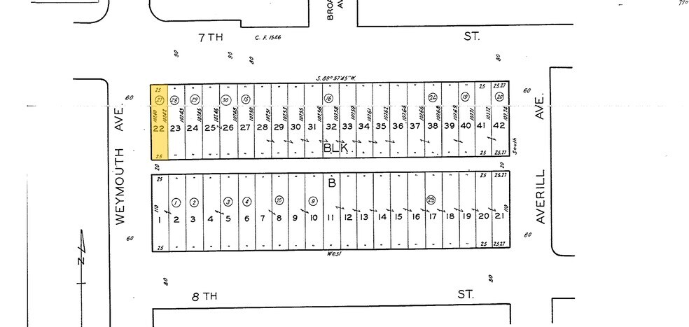 702 S Weymouth Ave, San Pedro, CA à vendre - Plan cadastral – Image 2 sur 9