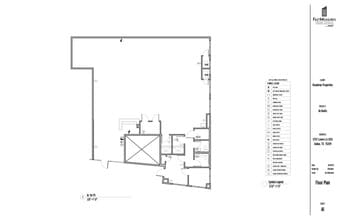 5757 W Lovers Ln, Dallas, TX à louer Plan de site– Image 2 sur 2