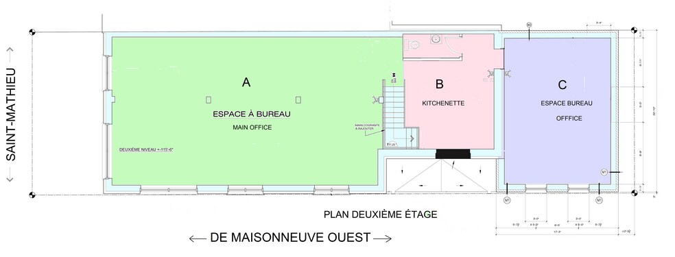 1800 Boul De Maisonneuve O, Montréal, QC à louer - Plan d’étage – Image 2 sur 12