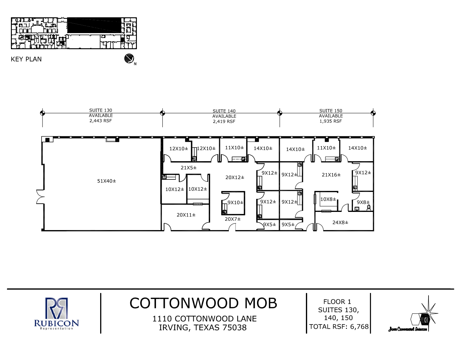 1110 Cottonwood Ln, Irving, TX à louer Plan d’étage– Image 1 sur 1