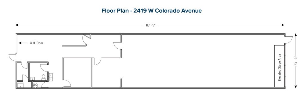 2419 W Colorado Ave, Colorado Springs, CO à vendre - Plan d’étage – Image 3 sur 13