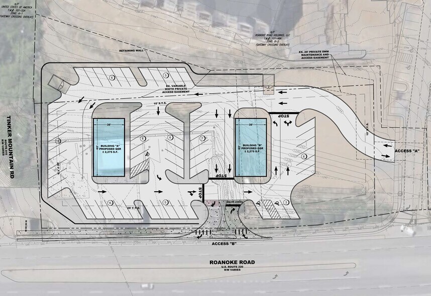 389 Roanoke Rd, Daleville, VA à louer - Plan de site – Image 3 sur 4