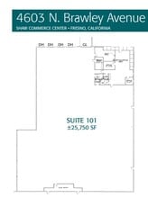 4067 W Shaw Ave, Fresno, CA à louer Plan d’étage– Image 1 sur 1