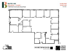 11605 N Community House Rd, Charlotte, NC à louer Plan d’étage– Image 1 sur 2