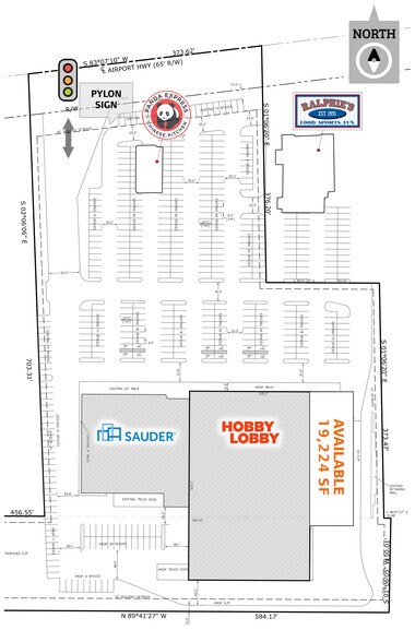 6639 Airport Hwy, Holland, OH à louer - Plan de site – Image 2 sur 10
