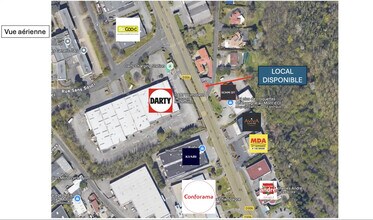 Limonest - VUE AÉRIENNE  vue de carte