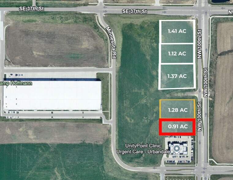 5332 100th Street, Johnston, IA à vendre - Aérien – Image 1 sur 2