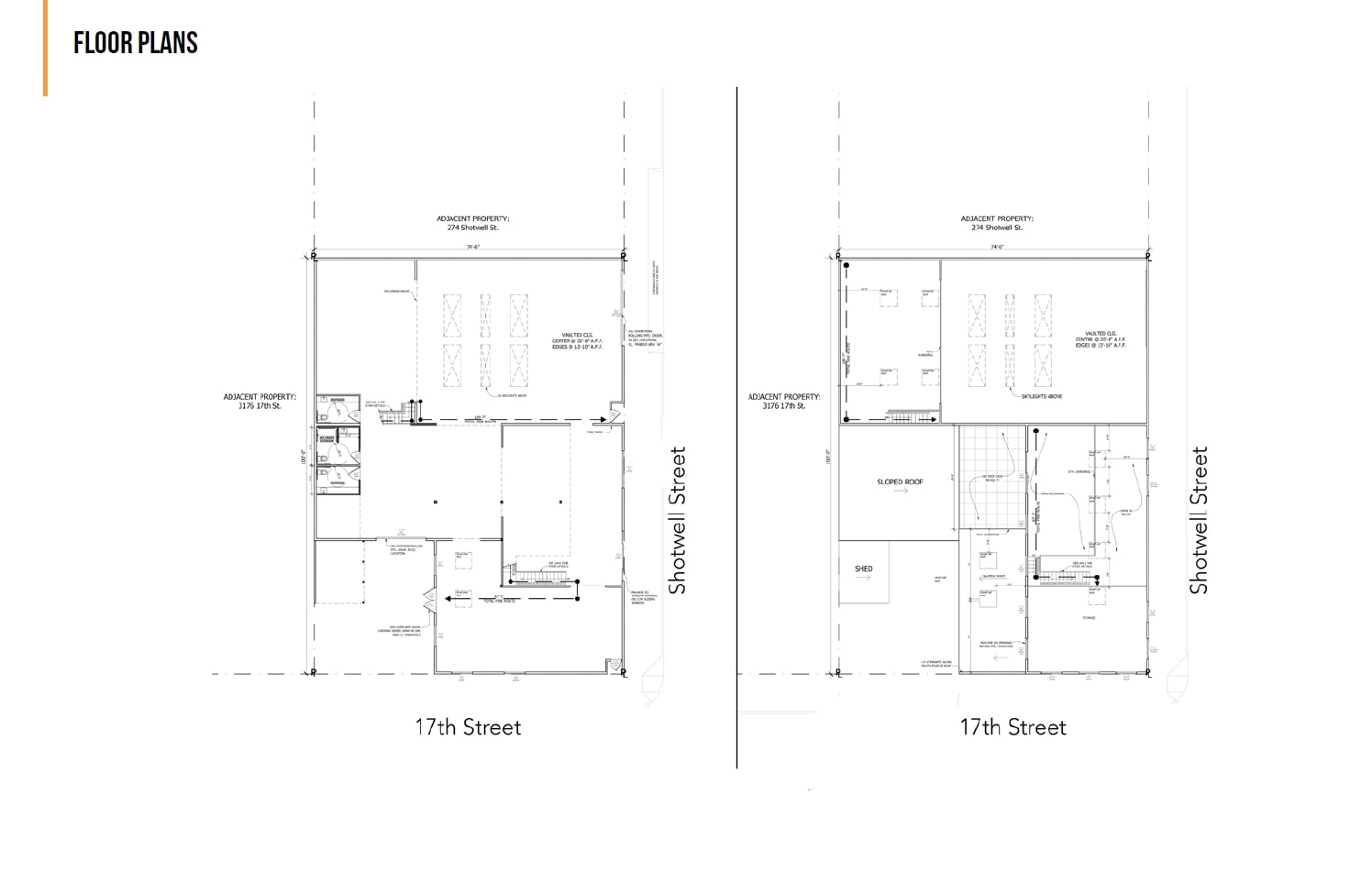 3154-3174 17th St, San Francisco, CA à louer Plan d’étage– Image 1 sur 1