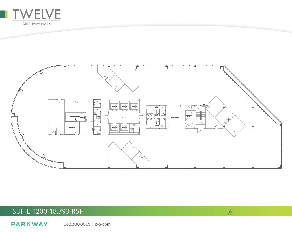 12 Greenway Plz, Houston, TX à louer Plan d’étage– Image 1 sur 1