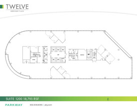 12 Greenway Plz, Houston, TX à louer Plan d’étage– Image 1 sur 1