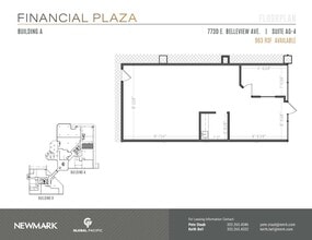 7730 E Belleview Ave, Greenwood Village, CO à louer Plan d’étage– Image 1 sur 1